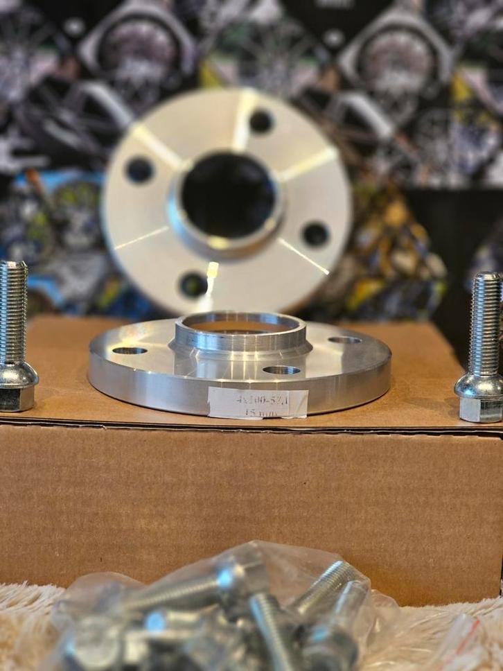 Spoorverbreders spacers vw Golf 1 4x100 57,1  15mm, Auto diversen, Tuning en Styling, Ophalen of Verzenden