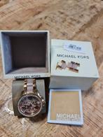 Micheal kors MK6096 rose goud, Overige merken, Goud, Zo goed als nieuw, Ophalen