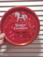 Rode koekjestrommel, blik, leeg, 19 cm, in perfecte staat, Ophalen of Verzenden, Zo goed als nieuw, Overige