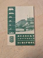 Bezoekt Amsterdam Schiphol brochure, Ophalen of Verzenden