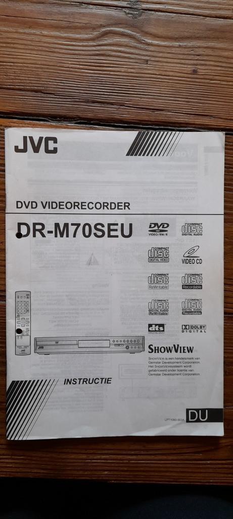 JVC videorecorder DR-M70SEU, Audio, Tv en Foto, Professionele Audio-, Tv- en Video-apparatuur, Gebruikt, Audio, Ophalen of Verzenden
