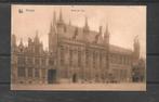 Belgie Kaart 7546) uit Bruges - Hotel de ville  blanco, Ophalen, 1920 tot 1940, Ongelopen, West-Vlaanderen