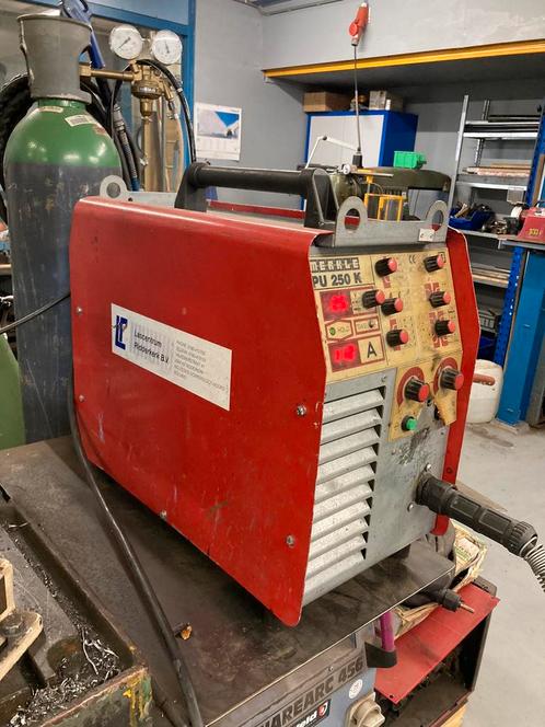 Lasapparaat merkle pu 250, Doe-het-zelf en Verbouw, Gereedschap | Lasapparaten, Gebruikt, Inverter, 250 ampère of meer, Ophalen of Verzenden