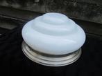 2 ZEER MOOIE GROTE GISPEN / ART DECO PLAFONNIERES, Huis en Inrichting, Lampen | Plafondlampen, Ophalen, Gebruikt, ART DECO / GISPEN