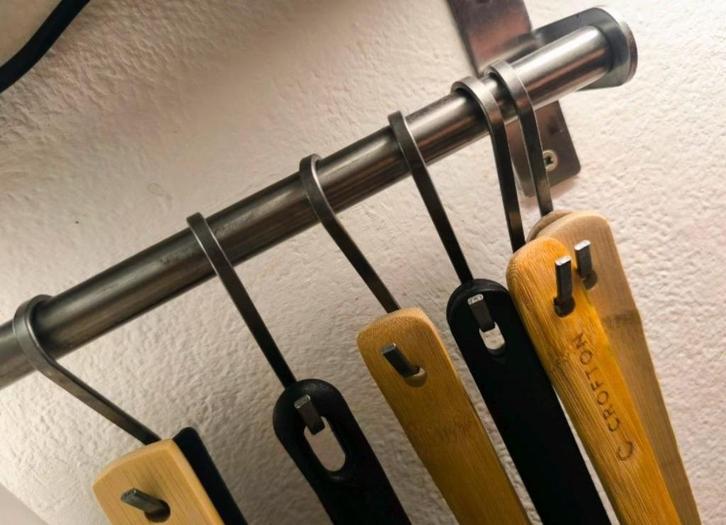 Handdoekrek / lepelrek- ikea grundtal 80 cm Roestvrijstalen, Huis en Inrichting, Keuken | Keukenbenodigdheden, Zo goed als nieuw