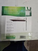 Luxe parasols 3x3 meter Nieuwe in verpakking voor 150 euro, Zo goed als nieuw, Ophalen