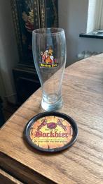Bierglas bier glas - hertog jan, winterbier, onderzetter, Verzamelen, Biermerken, Ophalen of Verzenden, Nieuw, Glas of Glazen
