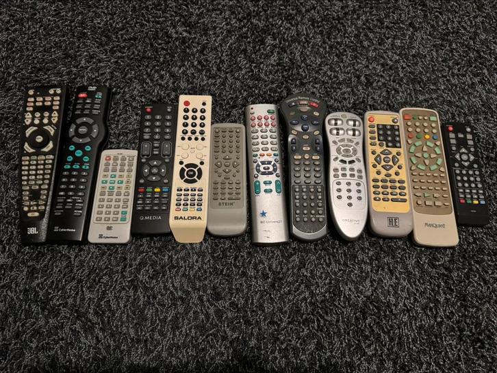 JBL SALORA QMEDIA CYBERHOME STEIN CREATIVE Marquant comag, Audio, Tv en Foto, Afstandsbedieningen, Zo goed als nieuw, Origineel