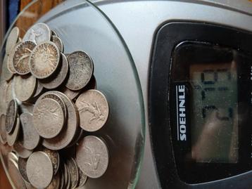 Lot 279 gram zilveren munten beschikbaar voor biedingen
