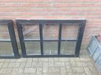 Oude ramen met glas hebben schilderbeurt  nodig, Doe-het-zelf en Verbouw, Glas en Ramen, Gevelraam of Ruit, Gebruikt, 80 tot 120 cm