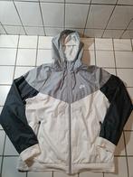 (XL) Nike Fleece Windbreaker Grijs/Wit Polyester, Nike, Maat 56/58 (XL), Ophalen of Verzenden, Grijs