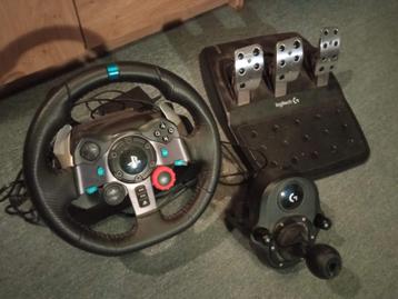 Logitech G29 + Shifter + Pedalen | Race Stuur PS4 PS5 PC beschikbaar voor biedingen