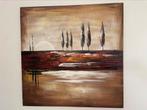 Groot abstract schilderij, Ophalen