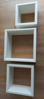 3 witte wandboxen om op te hangen, Huis en Inrichting, Ophalen, Zo goed als nieuw