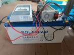 Set voor zonnepaneel accu met converter, Ophalen of Verzenden