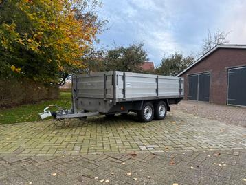 Zeer nette anssems plateauwagen/aanhanger extra hoog! beschikbaar voor biedingen