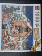 King Puzzel 1000 Stukjes - Winter Dogs & Cats - Nieuw, Ophalen of Verzenden, 500 t/m 1500 stukjes, Nieuw, Legpuzzel