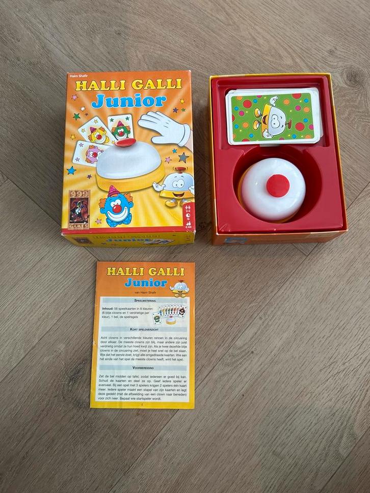 Halli Galli Junior, Hobby en Vrije tijd, Gezelschapsspellen | Bordspellen, Zo goed als nieuw, Een of twee spelers, Reisspel, Ophalen of Verzenden