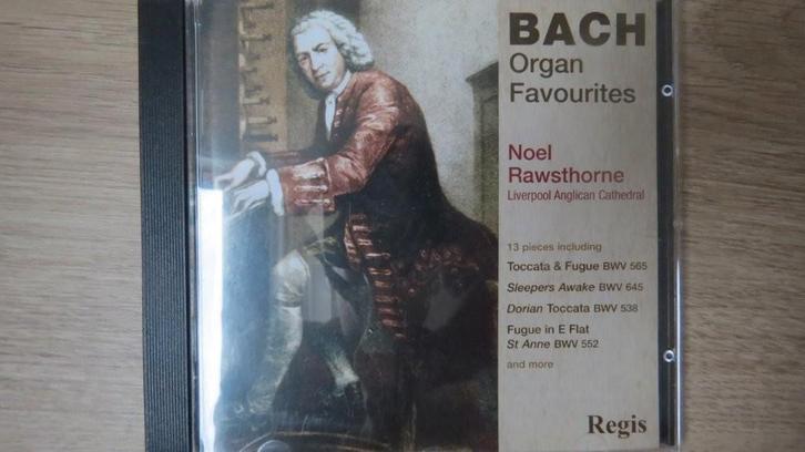 Cd orgel: Bach Organ Favourites, Noel Rawsthorne, Liverpool, Cd's en Dvd's, Cd's | Klassiek, Zo goed als nieuw, Kamermuziek, Classicisme