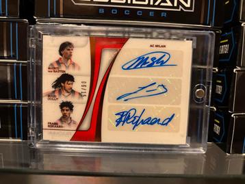 Triple Autograph Kaart -Immaculate- Basten, Gullit, Rijkaard beschikbaar voor biedingen
