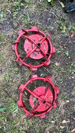 Ploegwielen voor een tweewielige tuintrekker, Ophalen, Gebruikt, Overige soorten, Honda