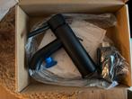 Nieuwe Genbons badkraan warm + koud mat zwart, Overige typen, Nieuw, Ophalen of Verzenden, Minder dan 100 cm