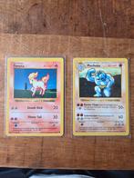 SHADOWLESS Ponyta / Machoke (Base set), Ophalen of Verzenden, Gebruikt