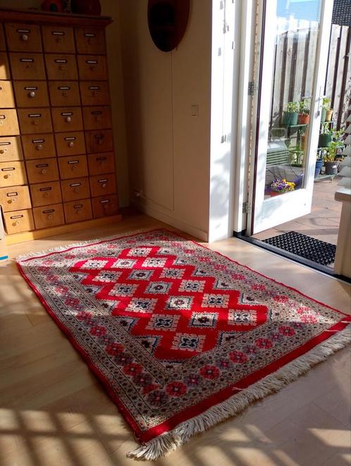 Buchara Pakistaans Handgeknoopt Perzisch Kleed. 185/125 Cm ., Huis en Inrichting, Stoffering | Tapijten en Kleden, Gebruikt, 100 tot 150 cm