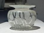 W.J. Rozendaal Tin Craquelé vaasje, Antiek en Kunst, Antiek | Glas en Kristal, Ophalen of Verzenden