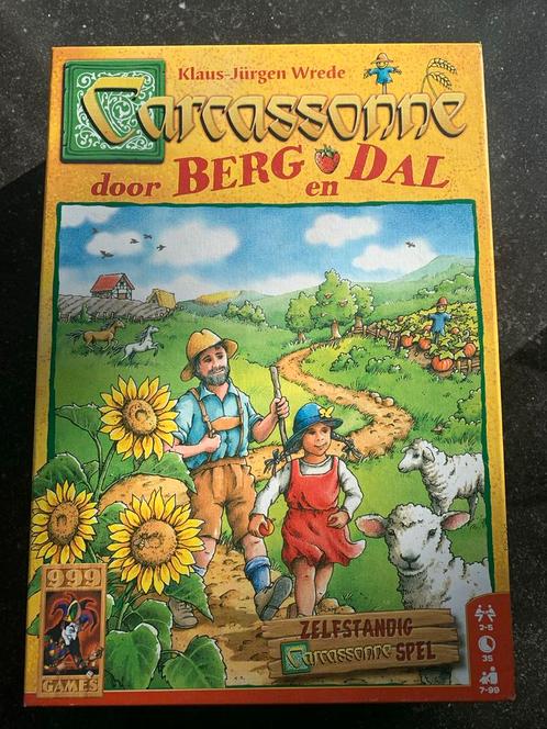 Carcassonne Berg en Dal - Bordspel, Hobby en Vrije tijd, Gezelschapsspellen | Bordspellen, Gebruikt, Drie of vier spelers, Reisspel