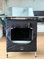 Campingkeukenkastje met windscherm - defect stelpootje, Ophalen, Gebruikt