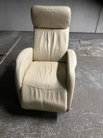 Fatuteuil. Handbediend met oblaasdeek in rug, Huis en Inrichting, Fauteuils, Ophalen, Gebruikt, 50 tot 75 cm