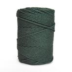 4 mm twisted macrame touw groen katoen 160 meter 1 kilo, Hobby en Vrije tijd, Overige Hobby en Vrije tijd, Ophalen