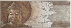 Handgeschilderd Boeddha Gezicht II - 150x60cm, Ophalen, 50 tot 75 cm, 125 cm of meer, Zo goed als nieuw