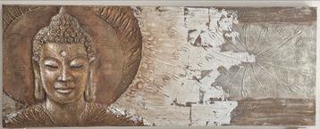 Handgeschilderd Boeddha Gezicht II - 150x60cm beschikbaar voor biedingen