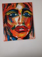 Handgeschilderd schilderij in chakrakleuren, vol energie en, Ophalen