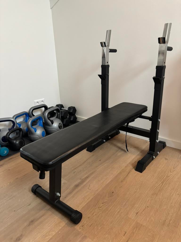 Halterbank voor oa bench press, Ophalen, Zo goed als nieuw, Fitnessbank