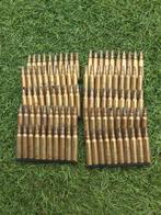 10 clips met 10 lege hulzen per clip dus 100 hulzen, Ophalen of Verzenden, Landmacht, Hulzen of Bodemvondsten