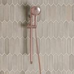 Saniclear Copper glijstangset handdouche geborsteld koper, Ophalen, Nieuw, Koper, Douche