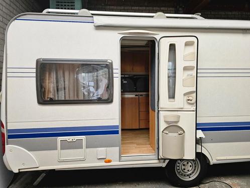 Te koop Hobby de luxe 460 ufe, Caravans en Kamperen, Caravans, Particulier, tot en met 4, Rondzit, Hobby, Fietsenrek, Luifel, Ophalen
