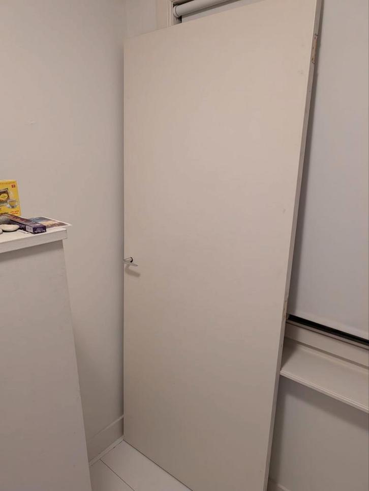 Witte Svedex binnendeur, Doe-het-zelf en Verbouw, Deuren en Horren, Gebruikt, Binnendeur, 200 tot 215 cm, Ophalen of Verzenden