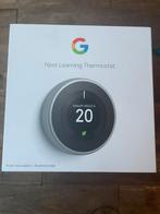 Google Nest Learning Thermostat V2 - Roestvrij staal, Verzenden, Slimme thermostaat, Gebruikt