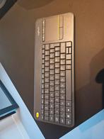 Logitech K400+ Draadloos Toetsenbord met Touchpad, Computers en Software, Toetsenborden, Multimediatoetsen, Logitech, Ophalen of Verzenden