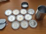 10 x Zilveren Wilhelmina Rijksdaalder. 180 gram zilver., Postzegels en Munten, Munten | Nederland, Setje, Zilver, Ophalen of Verzenden