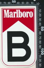 Sticker: Marlboro - B - Belgie, Ophalen of Verzenden, Zo goed als nieuw, Auto of Motor