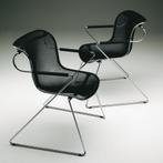 Penelope stoelen van Charles Pollock, Huis en Inrichting, Ophalen, Gebruikt, Zwart, Vier