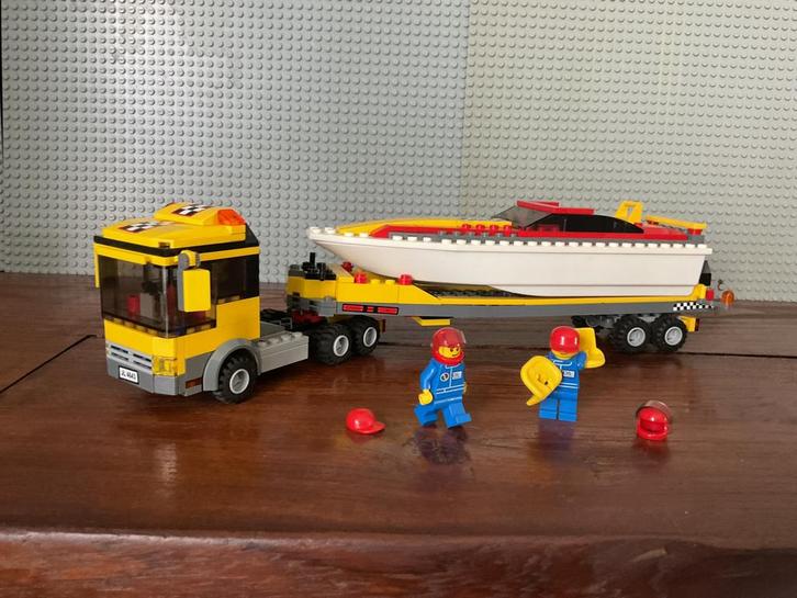 Lego Set 4643 Speedboot met trailer, Kinderen en Baby's, Speelgoed | Duplo en Lego, Gebruikt, Lego, Complete set, Ophalen
