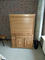 computer kast.    eiken.  175 h.  123 b.  60 d., Ophalen, Gebruikt