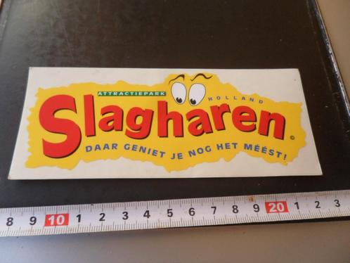 stickers Slagharen attractiepark Daar geniet je nog het mees, Verzamelen, Stickers, Zo goed als nieuw, Overige typen, Ophalen