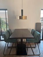 Moderne hoge eethoek met 4 stoelen, Ophalen of Verzenden, Zo goed als nieuw, Minder dan 4 stoelen